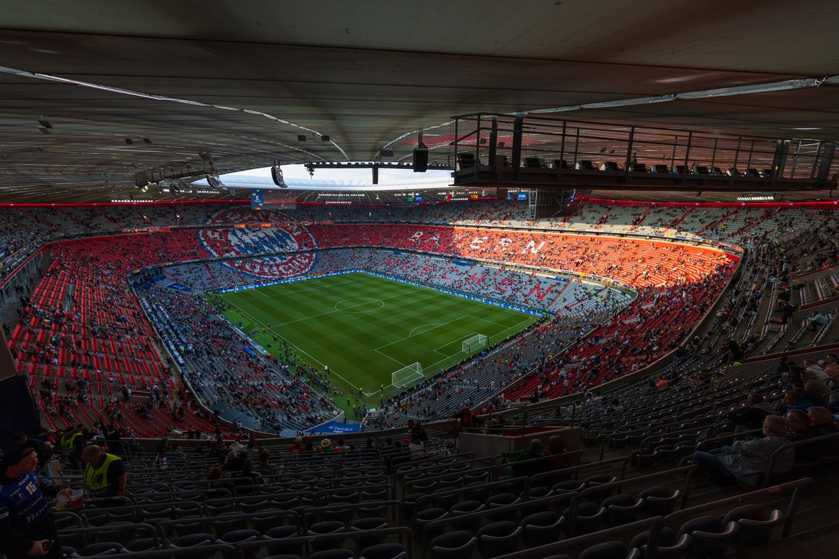 Imagini superbe cu stadionul Allianz Arena înaintea de finala Ligii Naţiunilor
