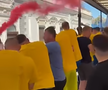 Sărbătoare inedită după titlul câștigat la județ: jucătorii s-au plimbat cu TIR-ul prin oraș și au aprins fumigene
