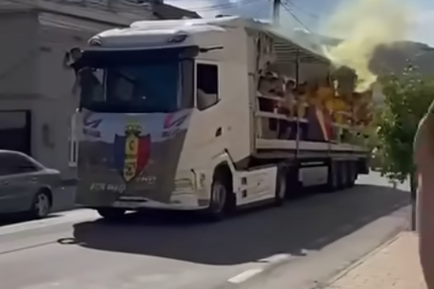 Sărbătoare inedită la Măgura Cehei / Foto: captură de ecran