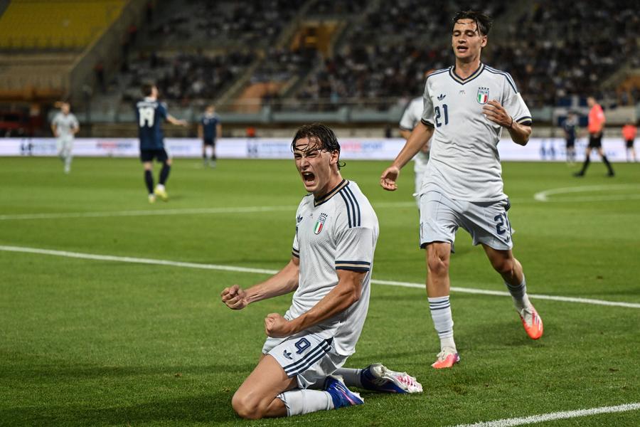 Pio Esposito, decisiv pentru Italia / foto: Imago Images Elevul lui Chivu, decisiv pentru Italia » A adus victoria în ultimele două partide