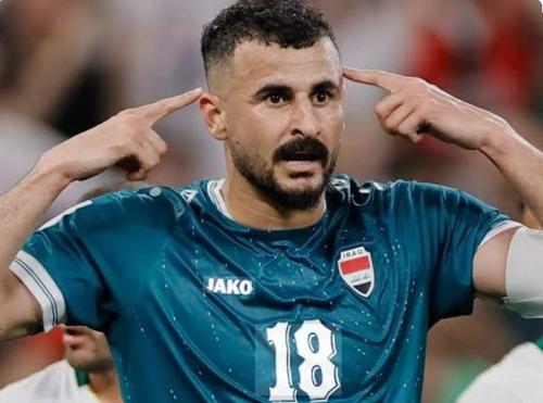 Irakianul Aymen Hussein, atacant la Al-Karma, a fost interogat 7 ore înainte să poată intra în SUA / Foto: Instagram