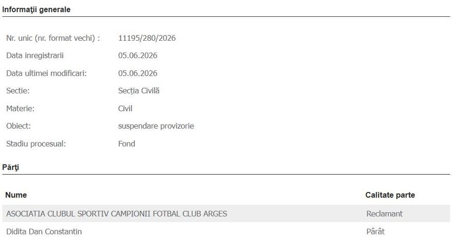 „A cerut blocarea conturilor” » Caz spinos la FC Argeș: „Din cauza lui nu am luat licența de Europa!”