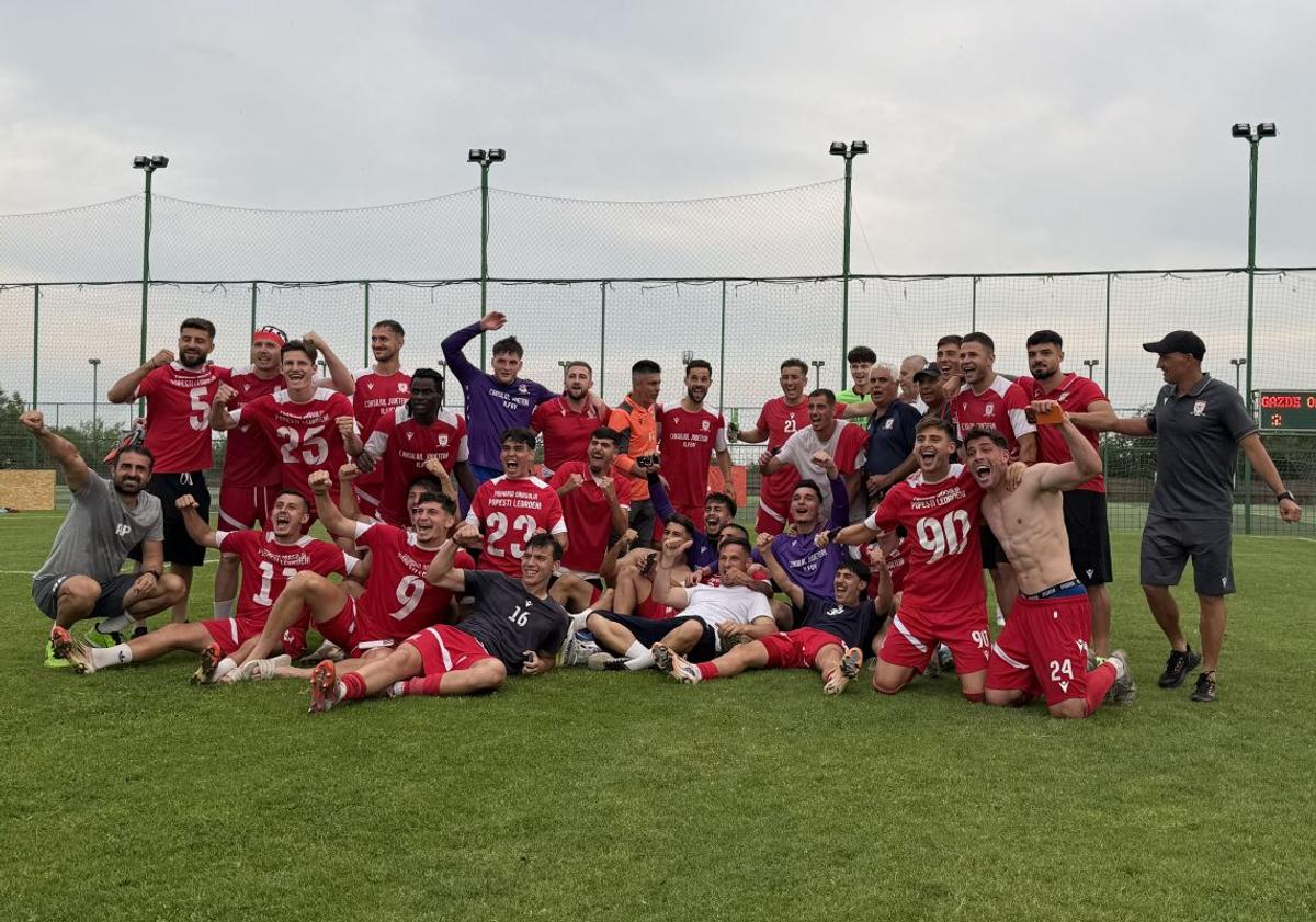 Imagini de la promovarea SC Popești-Leordeni în Liga 2