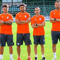 Dan Didiță, în stânga lui Nicolae Dică / Sursă foto: argesfc.ro