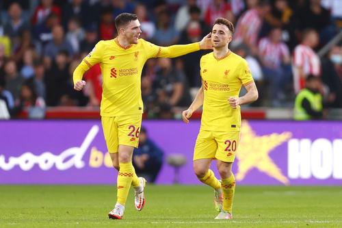 Andy Robertson și Diogo Jota în 2021 // Foto: Getty Images