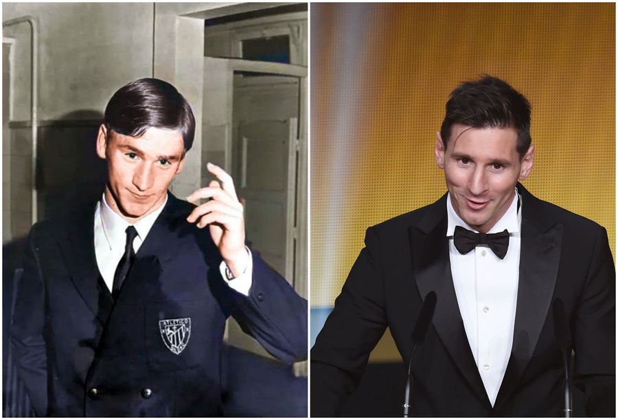 Javier Clemente și Leo Messi // FOTO: @nostalgiafutbo1/twitter-Guliver/Getty Images