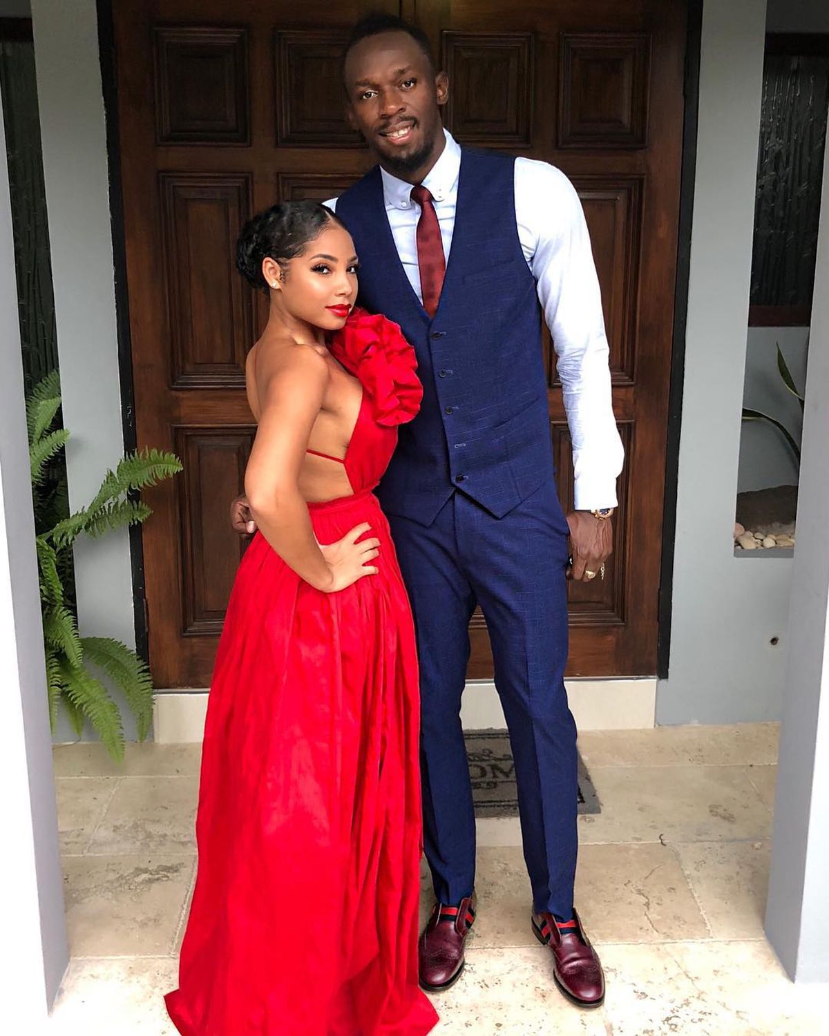 Usain Bolt a postat prima imagine cu fiica sa, Olympia, de ziua iubitei: „Voi continua să-ți dau motive să zâmbești”