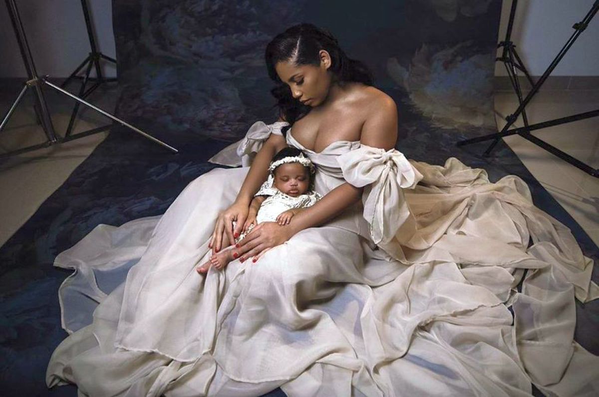 Usain Bolt a postat prima imagine cu fiica sa, Olympia, de ziua iubitei: „Voi continua să-ți dau motive să zâmbești”