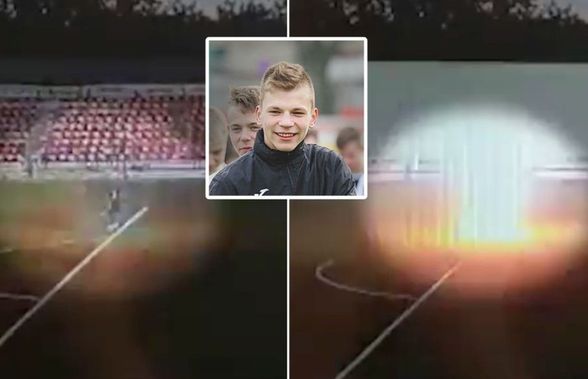 VIDEO Imagini incredibile: fotbalist fulgerat din senin la antrenament!