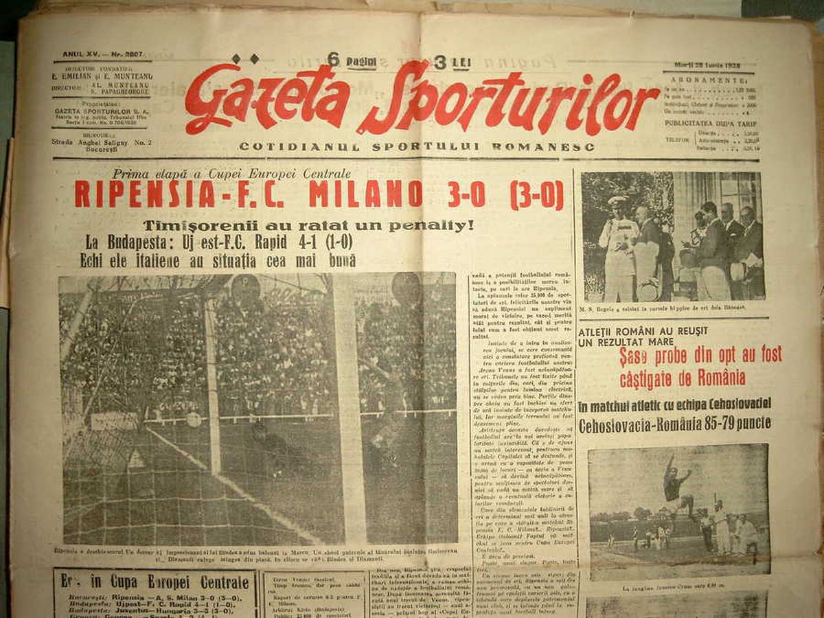 RETRO GSP. 87 de ani de când finala campionatului de fotbal a fost eclipsată de un derby de trap