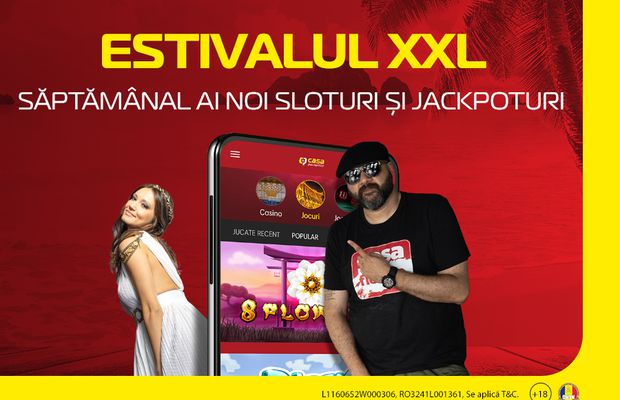 Încearcă tot de la Kajot! Acum ai cele mai bogate 10 sloturi din România, cu Estivalul XXL de la Casa Pariurilor