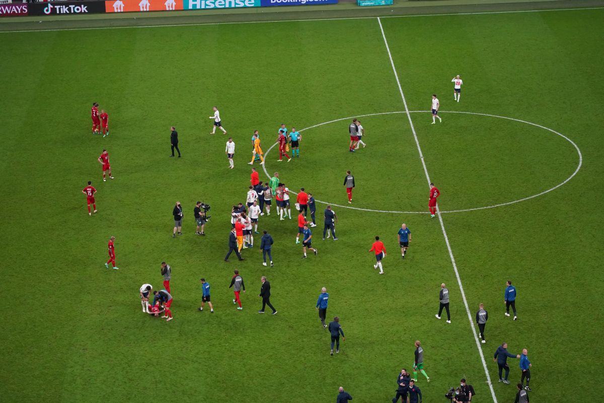 Anglia - Danemarca, semifinală Euro 2020