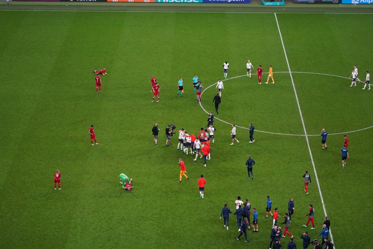 Anglia - Danemarca, semifinală Euro 2020