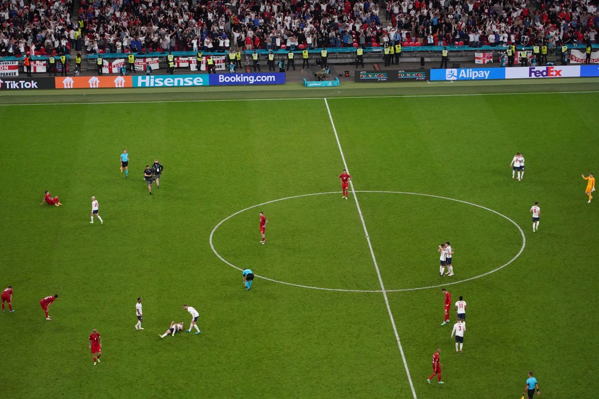 Anglia - Danemarca, semifinală Euro 2020