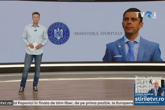 Costin Deșliu, prezentatorul rubricii sport de la televiziunea publică, este din luna mai consilierul personal pe probleme de comunicare al ministrului Eduard Novak.