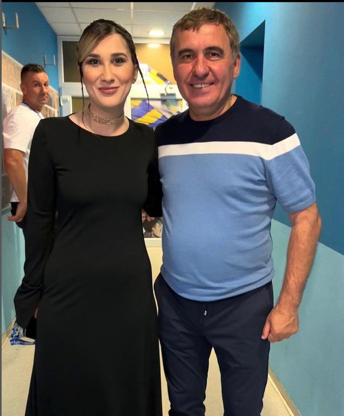 Adda a atras toate privirile la Supercupa dintre Farul și Sepsi » Poză specială cu „Regele”