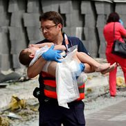 Urmările atacului cu rachete lansat de Rusia asupra Kievului / Sursă foto: Imago Images