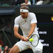 Taylor Fritz a întors scorul cu Alexander Zverev, după ce a fost condus cu 0-2 la Wimbledon / foto: Imago Images