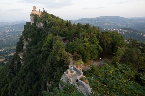 Unul din turnurile celebre din San Marino FOTO: Ionuț Iordache (GSP)