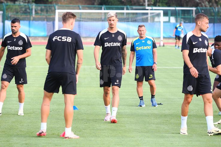 FCSB efectuează antrenamentul oficial în San Marino, pentru debutul în Champions League FOTO Ionuț Iordache (GSP)