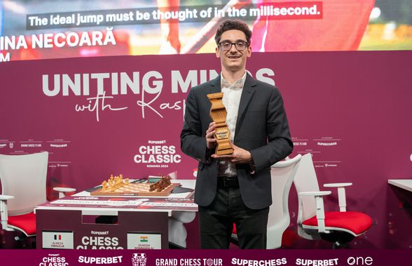 Fabiano Caruana a câștigat, pentru a doua oară,  etapa de la București a turneului mondial Grand Chess Tour