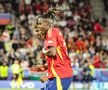 Lamine Yamal, sărbătorind alături de „fratele” Nico Williams, un gol al Spaniei / Foto: Imago