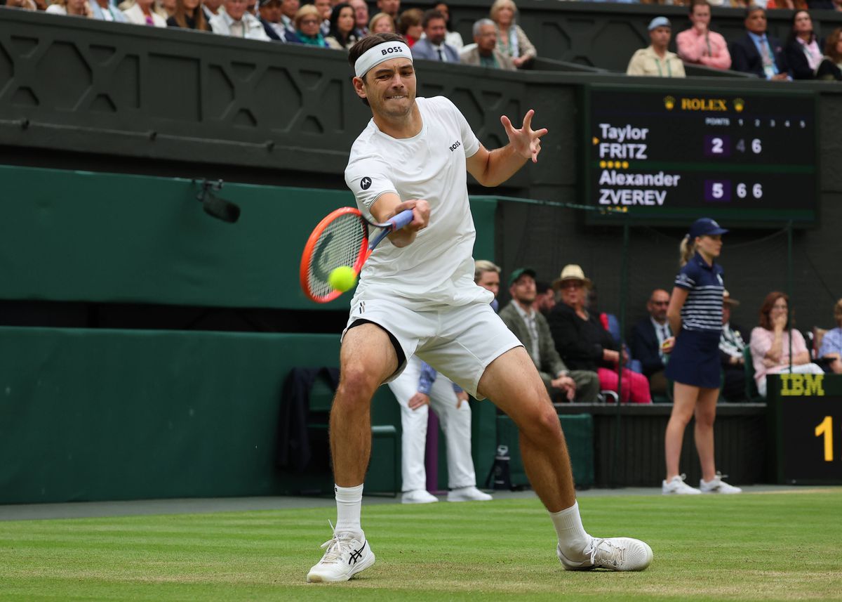 Taylor Fritz a întors scorul cu Alexander Zverev, după ce a fost condus cu 0-2 la Wimbledon