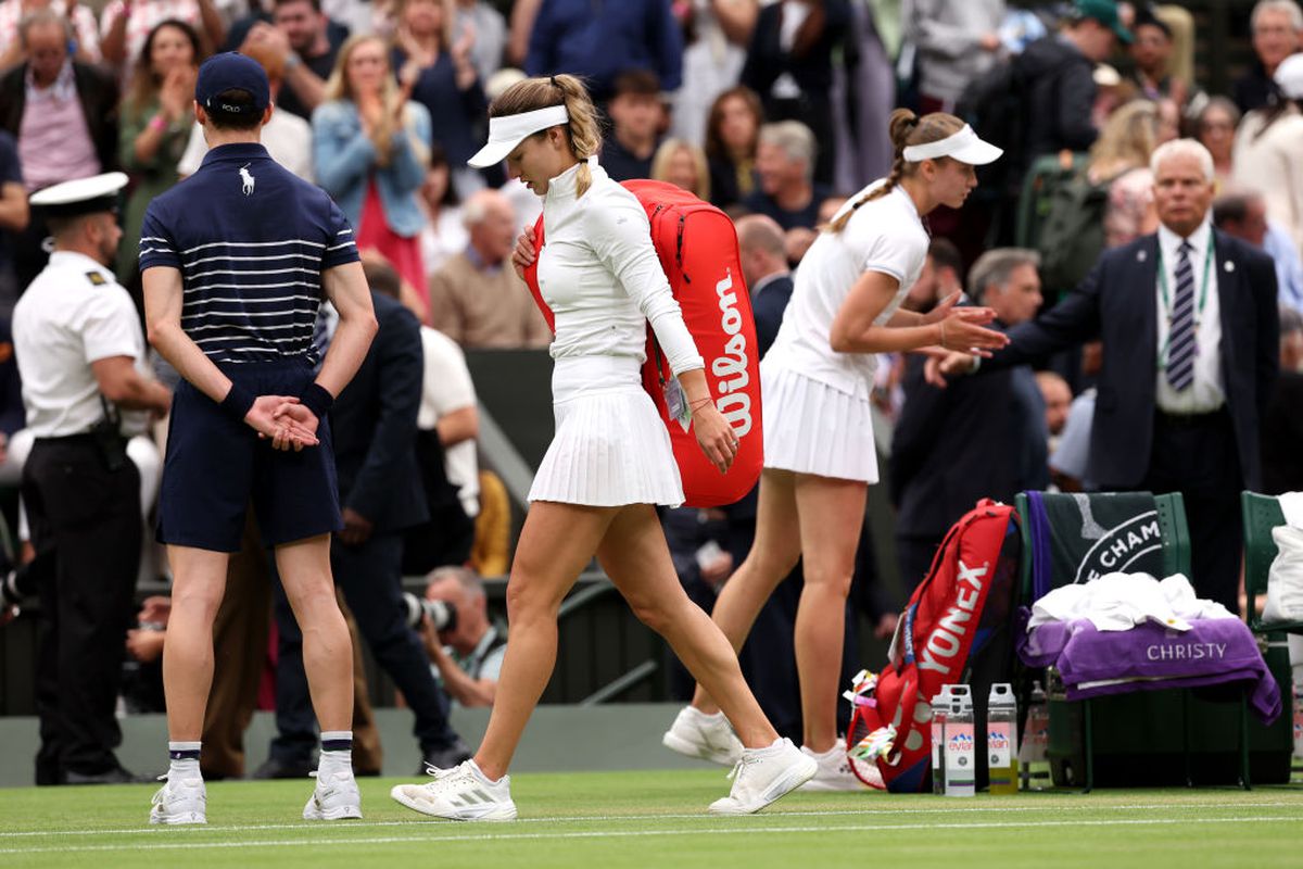 Anna Kalinskaya, abandon în lacrimi » Elena Rybakina merge în sferturile de la Wimbledon