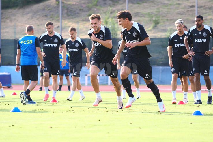 FCSB efectuează antrenamentul oficial în San Marino, pentru debutul în Champions League FOTO Ionuț Iordache (GSP)