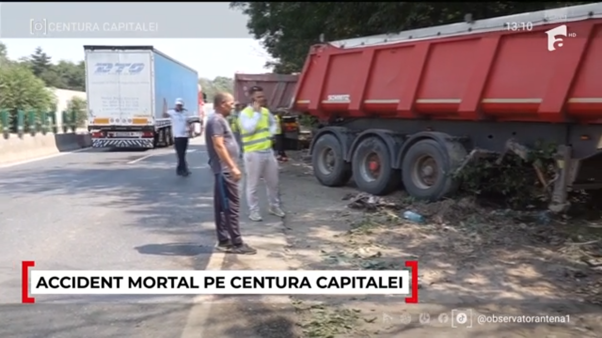 Un jucător din Liga a 5-a a murit după un accident rutier pe Centura Bucureștiului » Imagini cutremurătoare cu mașina după impactul cu un camion