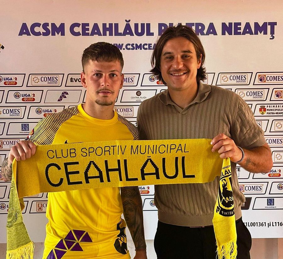 Răzvan Matiș, prezentat la Ceahlăul Ceahlăul, activă în mercato: 5 veniri confirmate, 2 jucători din Superliga