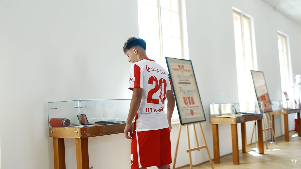 Echipament UTA Arad sezonul 2025-2026 / Foto. capturi de ecran