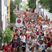S-a doborât recordul de spectatori la Euro Feminin. Meci Germania - Danemarca / foto: Getty