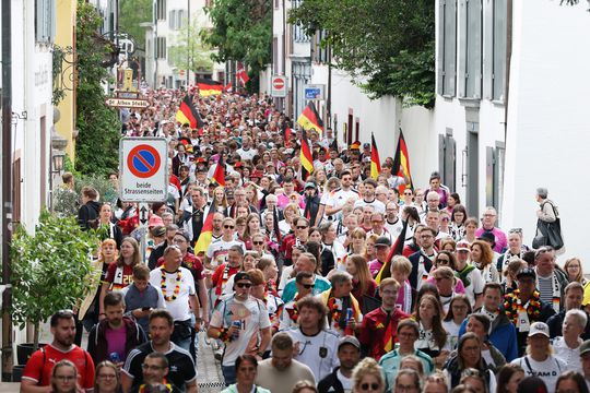 S-a doborât recordul de spectatori la Euro Feminin. Meci Germania - Danemarca / foto: Getty