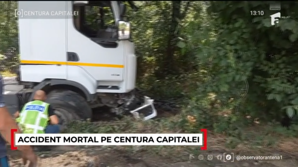 Un jucător din Liga a 5-a a murit după un accident rutier pe Centura Bucureștiului » Imagini cutremurătoare cu mașina după impactul cu un camion