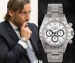 Colecția de ceasuri Rolex Daytona pe care le vor purta, pe rând, Francesco Totti și Ilary Blasi