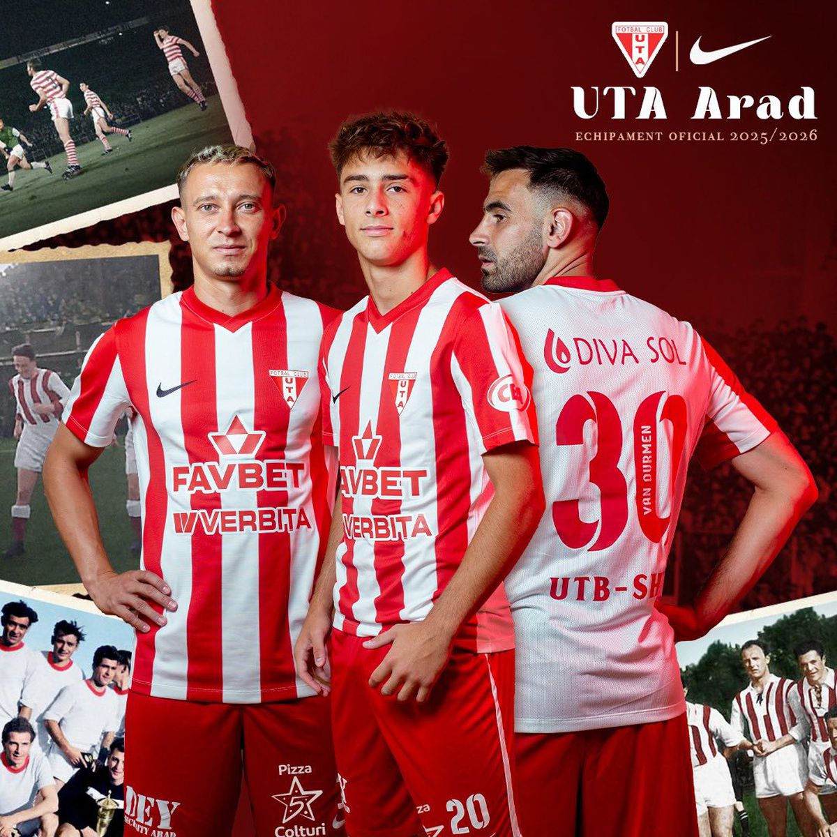 Echipament UTA Arad sezonul 2025-2026 / Foto. capturi de ecran