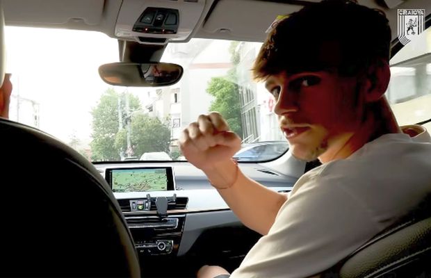 Al doilea transfer al zilei la Craiova: prezentat din mașină