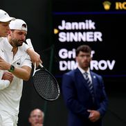 Grigor Dimitrov a abandonat meciul cu Jannik Sinner la Wimbledon / Foto: Getty Images