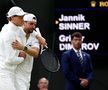 Grigor Dimitrov a abandonat meciul cu Jannik Sinner la Wimbledon / Foto: Getty Images