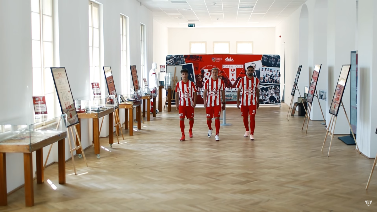 Echipament UTA Arad sezonul 2025-2026 / Foto. capturi de ecran