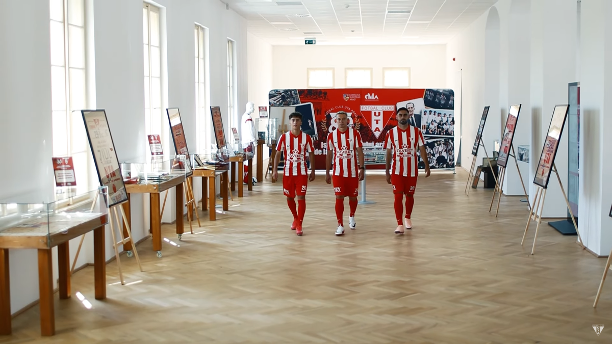 Echipament UTA Arad sezonul 2025-2026 / Foto. capturi de ecran