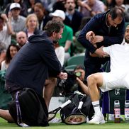 Grigor Dimitrov a abandonat meciul cu Jannik Sinner la Wimbledon / Foto: Getty Images