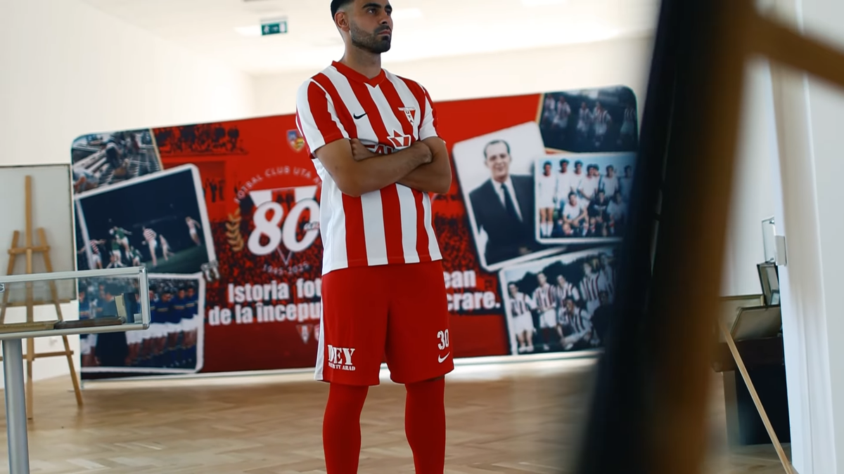 Echipament UTA Arad sezonul 2025-2026 / Foto. capturi de ecran