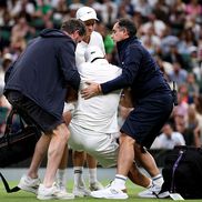 Grigor Dimitrov a abandonat meciul cu Jannik Sinner la Wimbledon / Foto: Getty Images