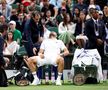 Grigor Dimitrov a abandonat meciul cu Jannik Sinner la Wimbledon / Foto: Getty Images
