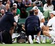 Grigor Dimitrov a abandonat meciul cu Jannik Sinner la Wimbledon / Foto: Getty Images