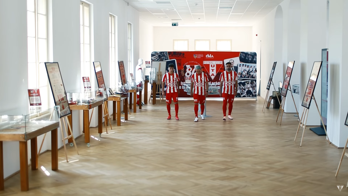 Echipament UTA Arad sezonul 2025-2026 / Foto. capturi de ecran
