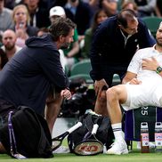 Grigor Dimitrov a abandonat meciul cu Jannik Sinner la Wimbledon / Foto: Getty Images