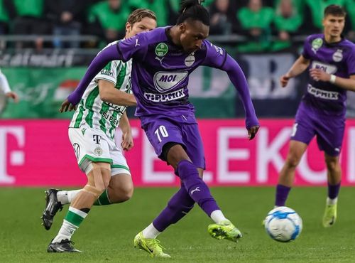 Karamoko în tricoul lui Ujpest